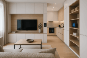 Transforma tu hogar en Fuengirola con una reforma integral que combine estilo y funcionalidad, usando tecnología y soluciones de almacenamiento modernas.