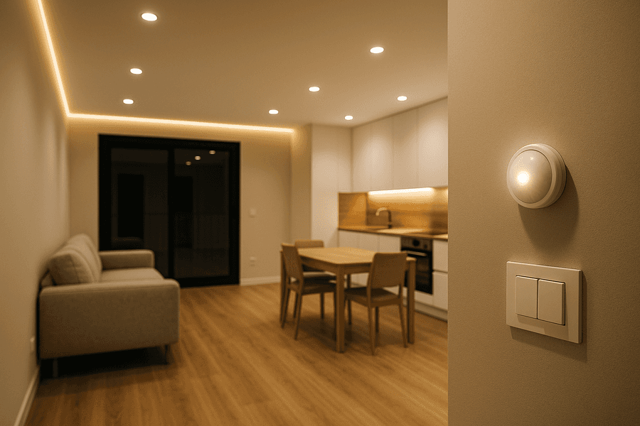 Transforma espacios en Torremolinos con iluminación adecuada. Ahorra energía con LED y sensores, y crea ambientes acogedores interior y exteriormente.