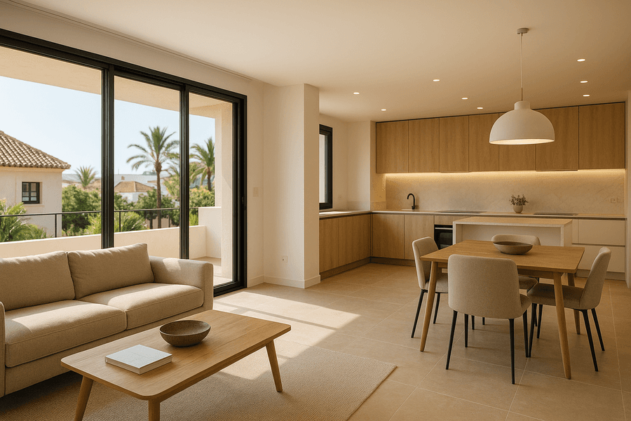 Explora la tendencia 'open space' en Marbella: elimina barreras, mejora luz y funcionalidad, y aumenta la interacción y valor de tu propiedad.