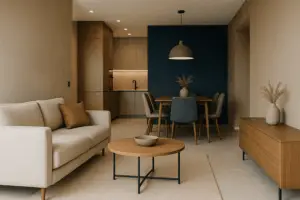 Revitaliza tu espacio en San Pedro Alcántara con las últimas tendencias en color: tonos tierra, neutros y azul marino para un ambiente cálido y sofisticado.